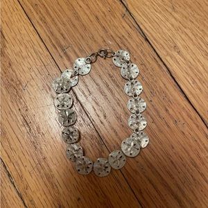Metal Sand Dollar Bracelet